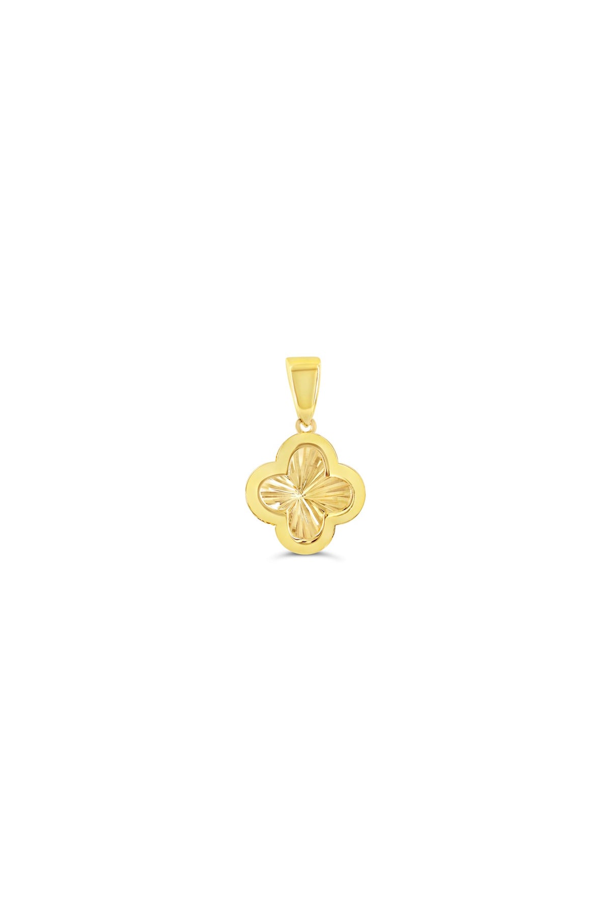 10K Yellow Gold Clover Charm