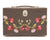 A large jewelry box with a floral pattern on the front, in a muted color palette, with a lock and key illustration.