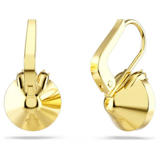 Pendientes colgantes Swarovski Bella V, Talla redonda, Tono dorado, Baño tono oro 5662093 
