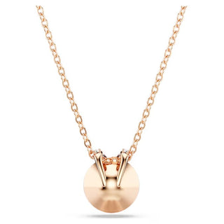 Swarovski Bella V pendant, Round cut, Pink, Rose gold-tone plated 5662088 Discontinued