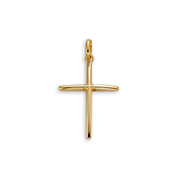 10K Yellow Gold Cross Charm