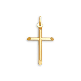 10K Yellow Gold Cross Charm