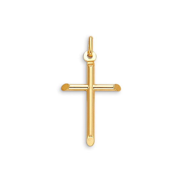 10K Yellow Gold Cross Charm