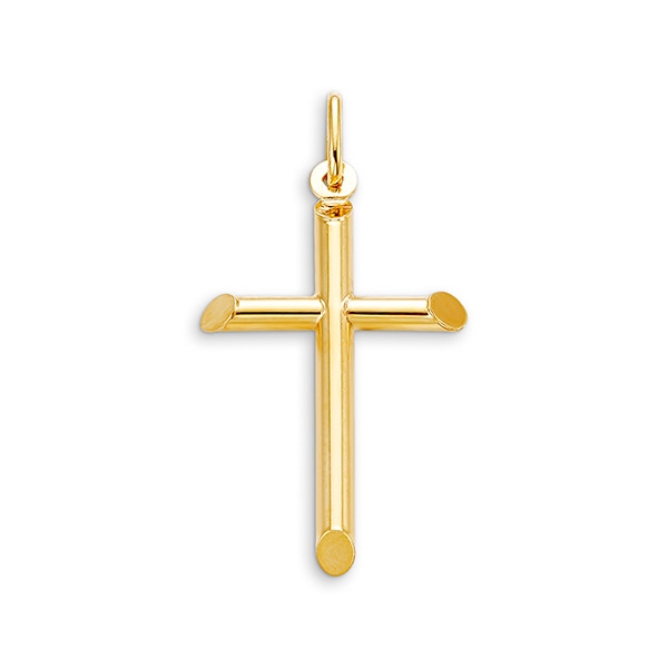 10K Yellow Gold Cross Charm