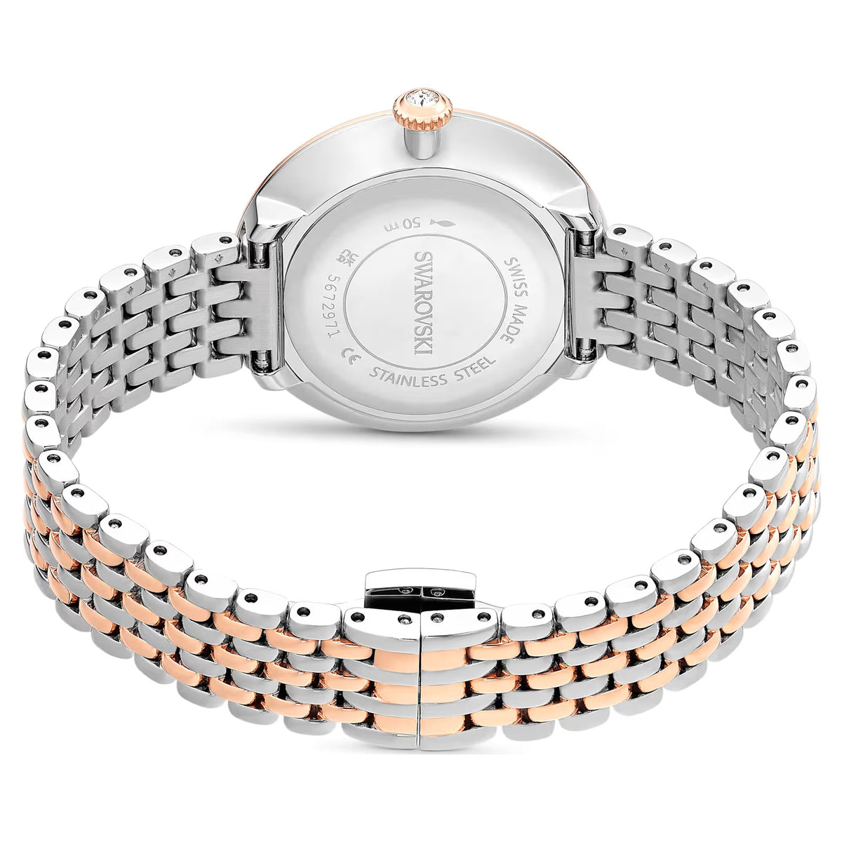 Swarovski Certa watch, Swiss Made, Metal bracelet, Rose gold tone, Mixed metal finish - 5672971
