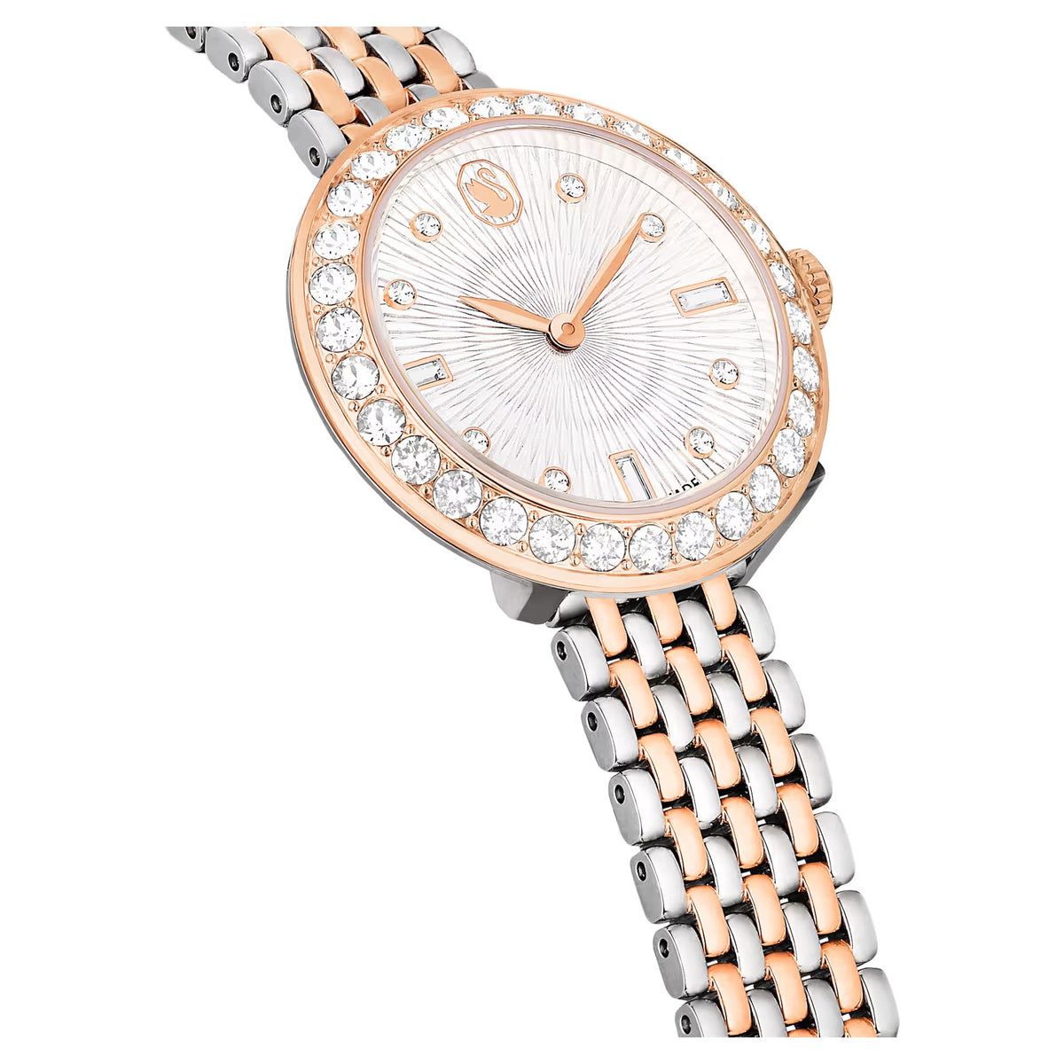 Swarovski Certa watch, Swiss Made, Metal bracelet, Rose gold tone, Mixed metal finish - 5672971