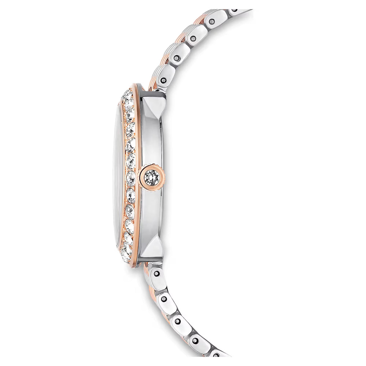 Swarovski Certa watch, Swiss Made, Metal bracelet, Rose gold tone, Mixed metal finish - 5672971