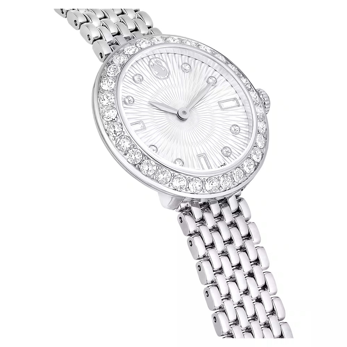Swarovski Certa watch, Swiss Made, Metal bracelet, Silver tone, Stainless steel 5673022