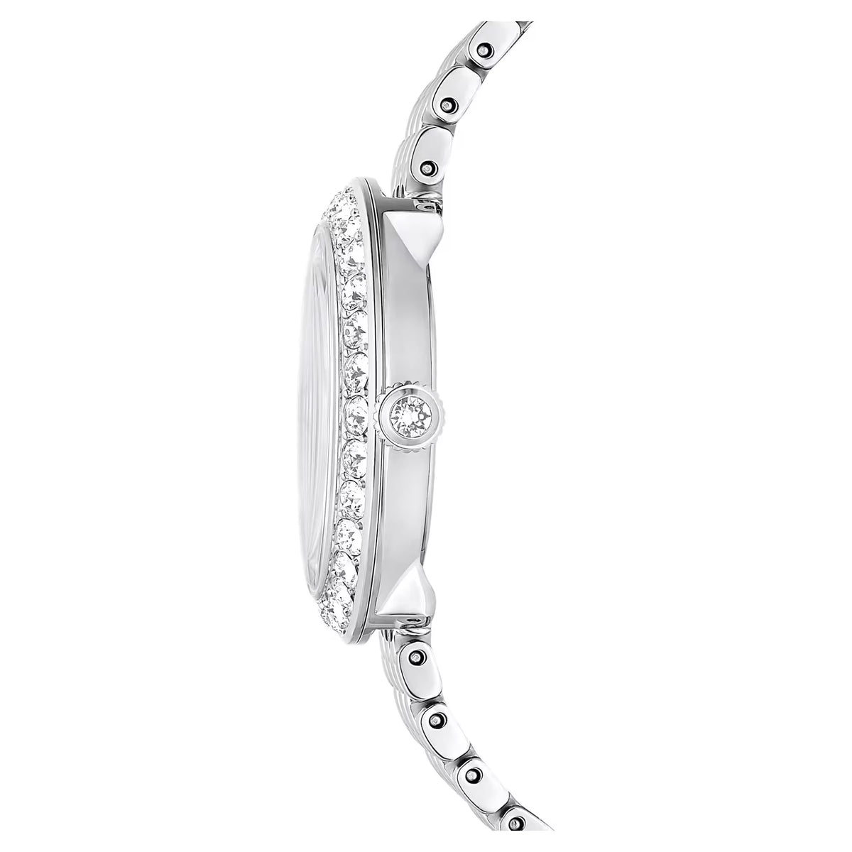 Swarovski Certa watch, Swiss Made, Metal bracelet, Silver tone, Stainless steel 5673022