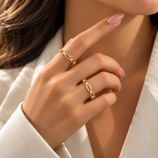 10K Yellow Gold Diamond Ring