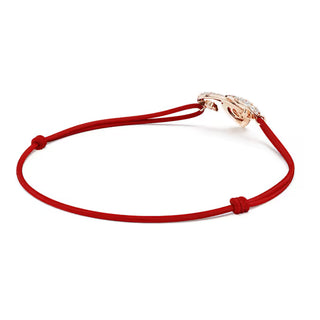 Swarovski Chinese Zodiac bracelet Mixed cuts, Red, 18K rose gold finish 5753324
