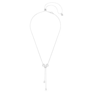 Swarovski Chinese Zodiac necklace Mixed cuts, White, Rhodium plated 5753327