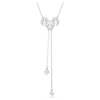 Swarovski Chinese Zodiac necklace Mixed cuts, White, Rhodium plated 5753327