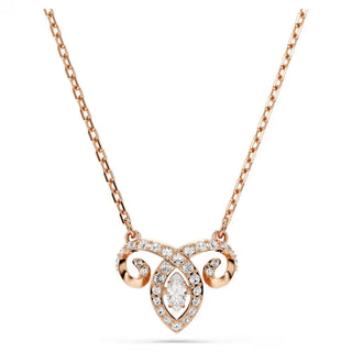 Swarovski Chinese Zodiac pendant Mixed cuts, White, 18K rose gold finish 5753321