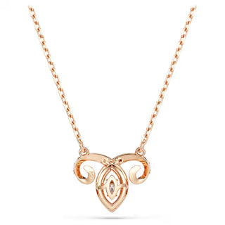Swarovski Chinese Zodiac pendant Mixed cuts, White, 18K rose gold finish 5753321
