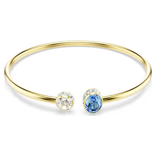 Swarovski Chroma bangle, Mixed cuts, Multicolored, 18K gold finish 5757998