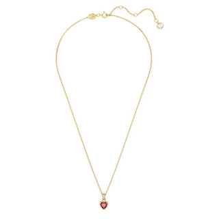 Swarovski Chroma Pendant, Heart, Red, Gold-tone Plated - 5648750