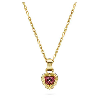 Swarovski Chroma Pendant, Heart, Red, Gold-tone Plated - 5648750