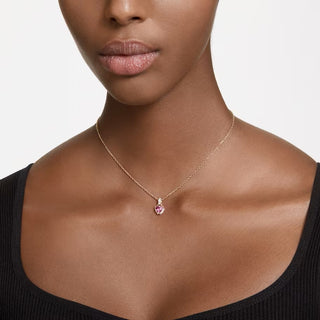 Swarovski Chroma Pendant, Heart, Red, Gold-tone Plated - 5648750