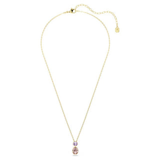Swarovski Chroma pendant Mixed cuts, Multicoloured, Gold-tone plated 5741586