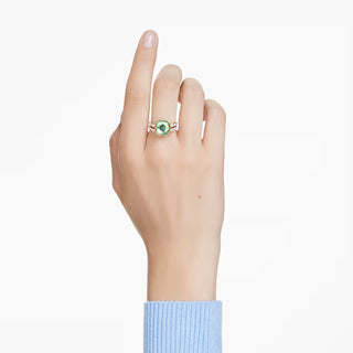 Swarovski - Chroma ring, Cushion cut, Multicolored, Gold-tone plated - 5692500