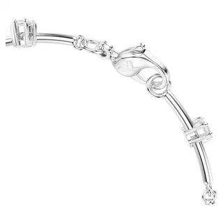 Swarovski - Constella Tennis bracelet, Crystal pearl, Round cuts, White, Rhodium plated 5707511