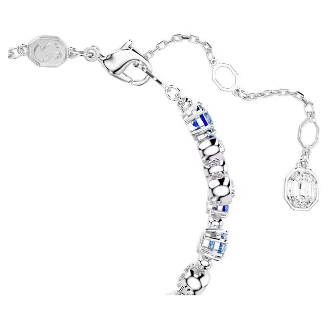 Swarovski Constella bracelet Mixed cuts, Blue, Rhodium plated 5722479