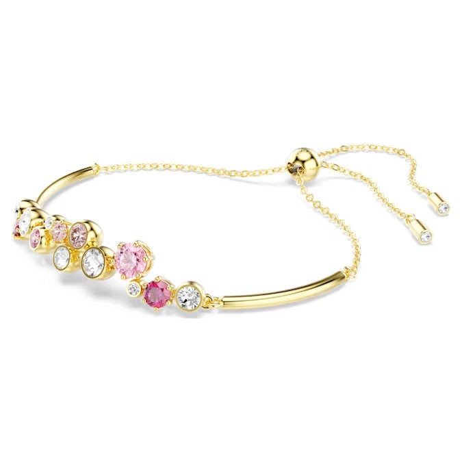 Swarovski Constella bracelet Mixed cuts, Multicoloured, Gold-tone plated 5722476