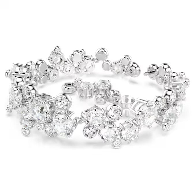 Swarovski Constella Bracelet Mixed cuts, White, Rhodium plated 5722469