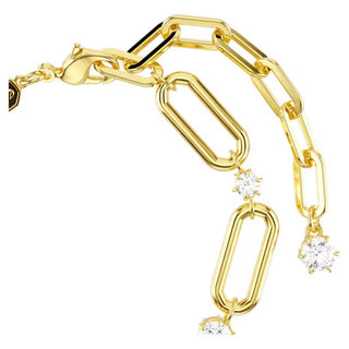 Pulsera Swarovski Constella Blanco, Baño tono oro - 5683359 