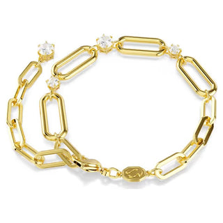 Pulsera Swarovski Constella Blanco, Baño tono oro - 5683359 