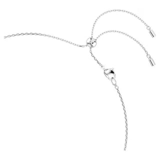 Swarovski - Constella necklace, Crystal pearl, Round cuts, White, Rhodium plated 5705626