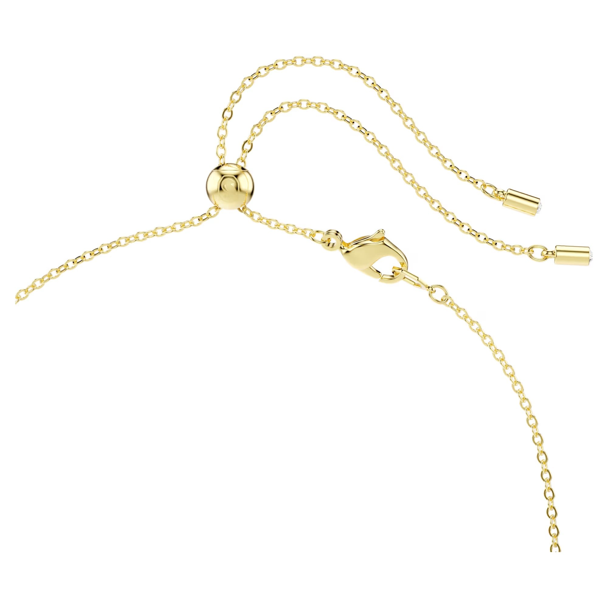 Swarovski Constella necklace Mixed cuts, Green, Gold-tone plated 5732247