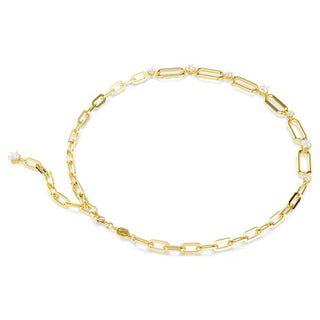 Collar Swarovski Constella Blanco, Baño tono oro - 5683354