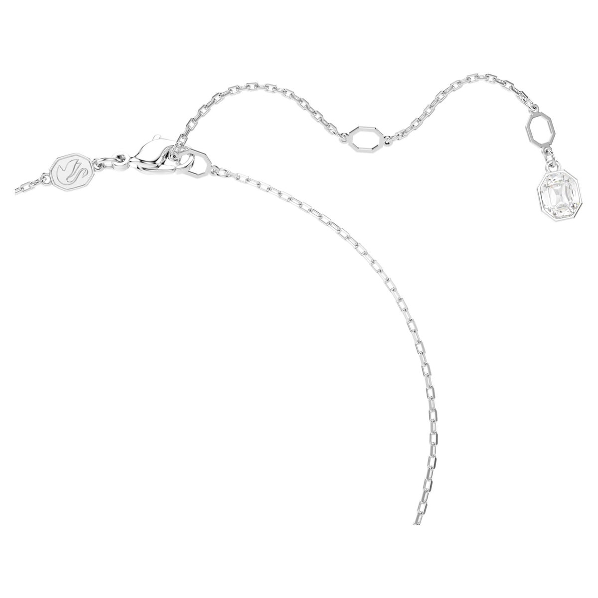 Swarovski - Constella pendant, Pavé, Round cut, White, Rhodium plated 5692261