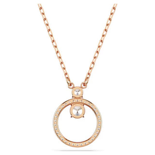 Swarovski - Constella pendant, Round cut, White, Rose gold-tone plated 5692266