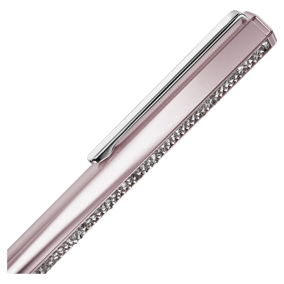Swarovski Crystal Shimmer ballpoint pen, Pink lacquered, Chrome plated 5678188
