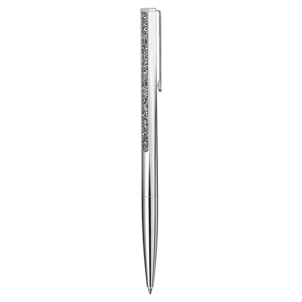 Swarovski Crystal Shimmer ballpoint pen, Silver tone, Chrome plated - 5668056
