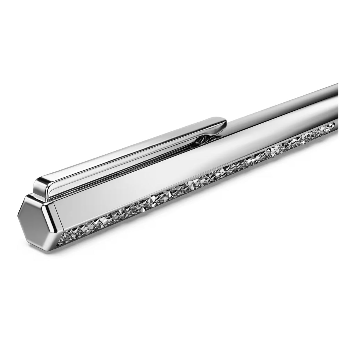 Swarovski Crystal Shimmer ballpoint pen, Silver tone, Chrome plated - 5668056
