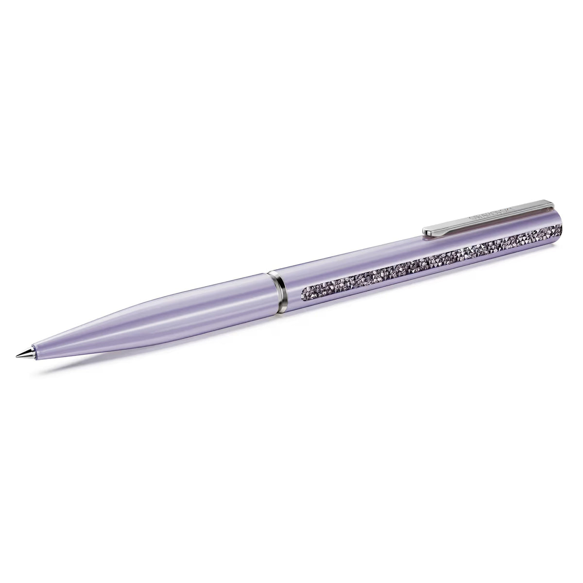 Swarovski - Crystal Shimmer Glide ballpoint pen, Purple, Purple lacquered, Chrome plated 5707707