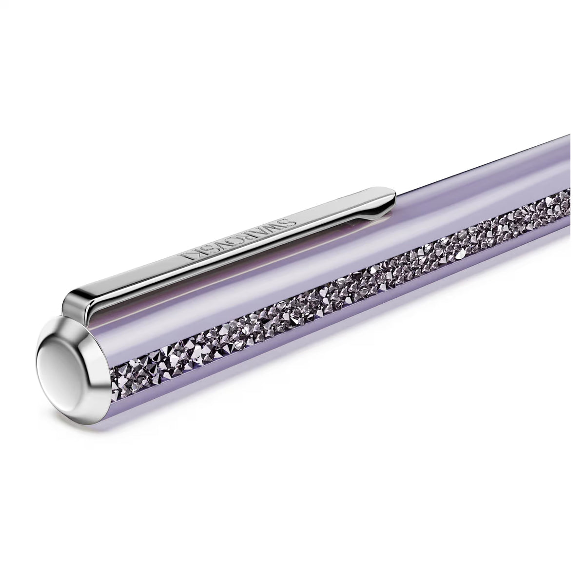 Swarovski - Crystal Shimmer Glide ballpoint pen, Purple, Purple lacquered, Chrome plated 5707707