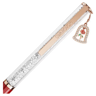 Swarovski Crystalline ballpoint pen, Bell, Red lacquered, Rose gold-tone plated 5754639