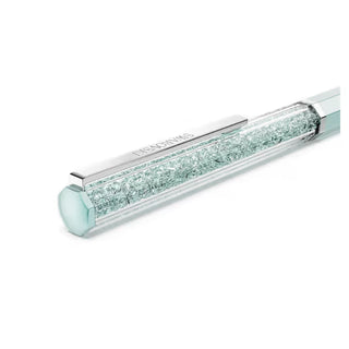 Swarovski Crystalline ballpoint pen, Blue lacquered, Chrome plated 5760216