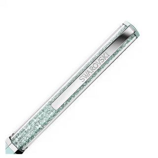 Swarovski Crystalline ballpoint pen, Blue lacquered, Chrome plated 5760216