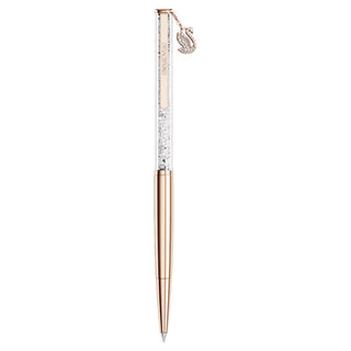 Swarovski Crystalline ballpoint pen, Swan, Rose gold-tone plated 5714959
