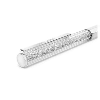Swarovski Crystalline ballpoint pen, White lacquered, Chrome plated 5760217