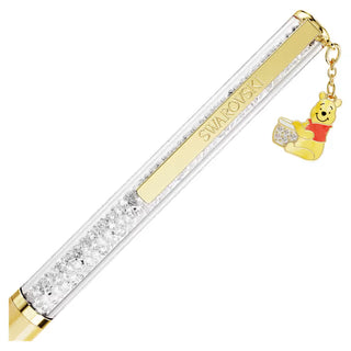Swarovski Crystalline ballpoint pen, Winnie the Pooh, Yellow lacquered, Gold-tone plated 5742784