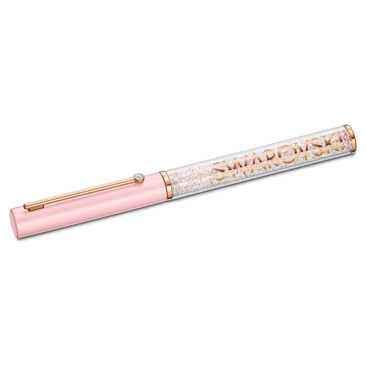 Swarovski Crystalline Gloss ballpoint pen, Pink, Pink lacquered, Rose gold-tone plated 5568756