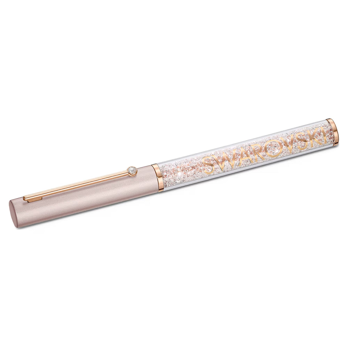 Swarovski Crystalline Gloss ballpoint pen, Rose gold tone, Pink lacquered, Rose gold-tone plated 5568759