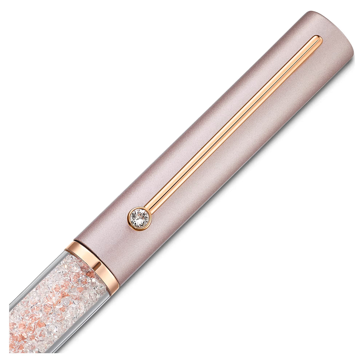Swarovski Crystalline Gloss ballpoint pen, Rose gold tone, Pink lacquered, Rose gold-tone plated 5568759